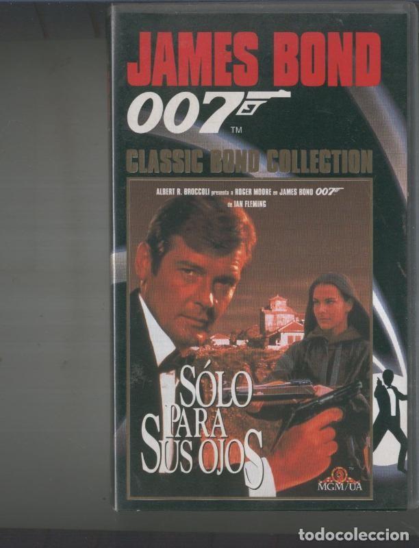 Cine: VIDEO VHS: James Bond SOLO PARA SUS OJOS - VARIOS