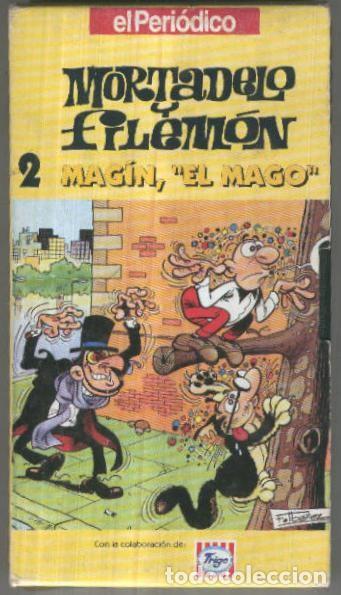 Kino: VHS Animacion: MORTADELO Y FILEMON No.02 - Magin, el Mago (El Periodico) - Francisco Iba&ntilde;ez