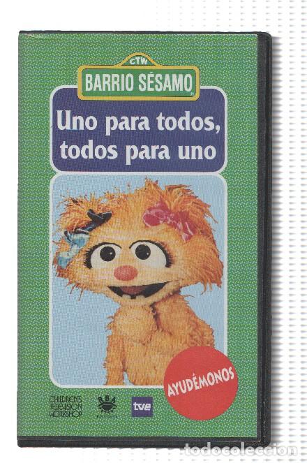 Cine: Serie VHS: BARRIO SESAMO, Numero 05: UNO PARA TODOS, TODOS PARA UNO - SESAME WORKSHOP /TVE
