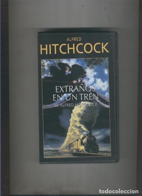 Cine: Video VHS: Alfred Hitchcock numero 13: Extra&ntilde;os en un tren - Varios