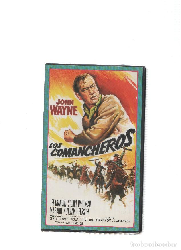Cine: Pelicula VHS: LOS COMANCHEROS - John Wayne - Michael Curtiz
