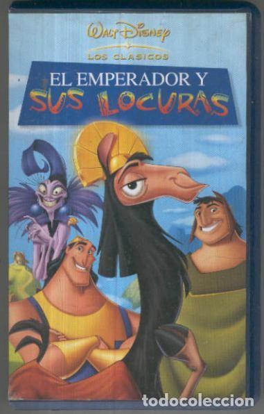 Kino: VHS Cine: EL EMPERADOR Y SUS LOCURAS - Los Clasicos Disney, No.40 - Walt Disney