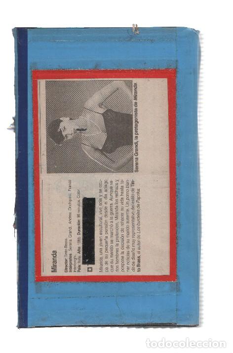 Cinema: VHS-Cine: MIRANDA - Tinto Brass (grabacion) - VARIOS