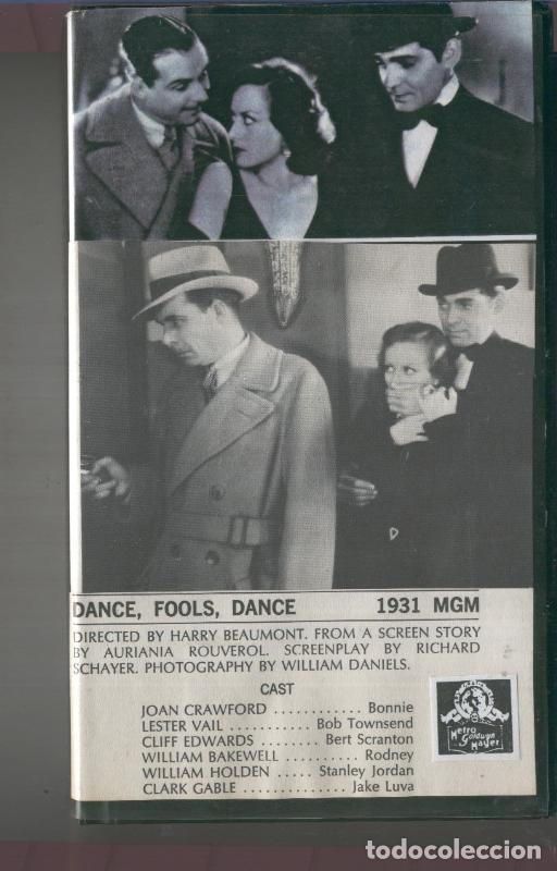 Cine: Video VHS: Dance, fools, dance - Varios
