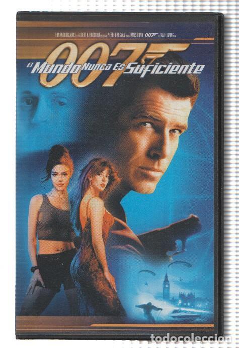 Kino: Cine VHS: 007 JAMES BOND: EL MUNDO NUNCA ES SUFICIENTE - Pierce Brosnan - Michael Apted