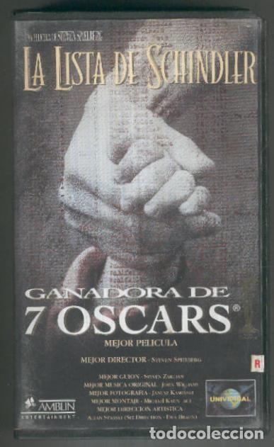 Kino: VHS-Cine: LA LISTA DE SCHINDLER - Edicion Especial - Steven Spielberg