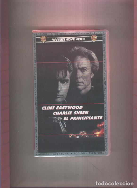 Cine: Video VHS: El principiante (Clint Eastwood-Charlie Sheen) - Varios