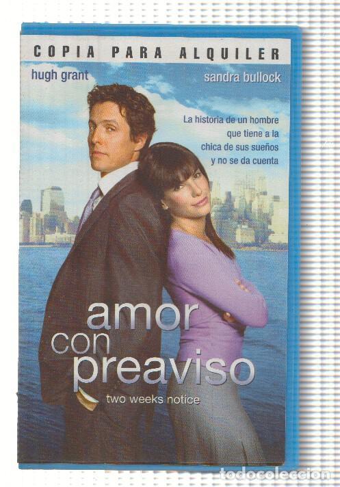 Cinema: VHS-Cine: AMOR CON PREAVISO - Hugh Grant, Sandra Bullock - Marc Lawrence