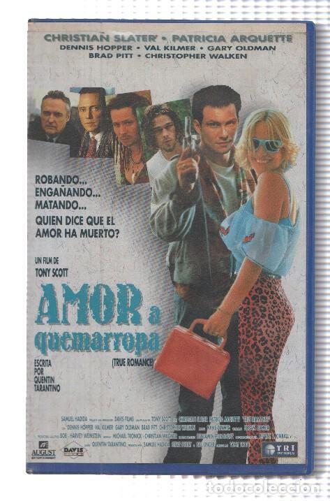 Kino: VHS-Cine: AMOR A QUEMARROPA - Christian Slater, Brad Pitt - Tony Scott