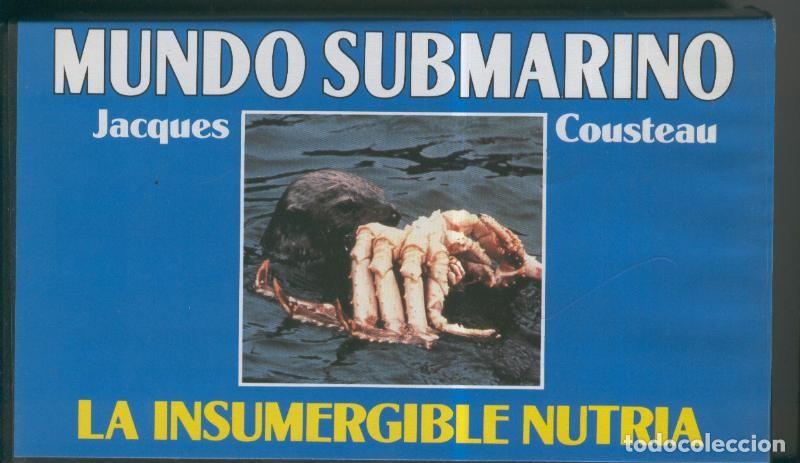 Cine: Video VHS: Jacques Cousteau: Mundo Submarino numero 17: La insumergible nutria - Varios