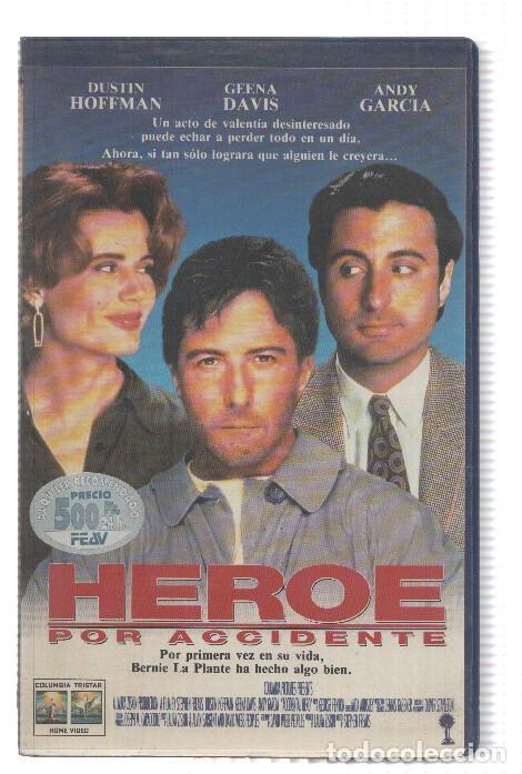 Cinema: VHS-Cine: HEROE POR ACCIDENTE - Dustin Hoffman, Geena David (Columbia 1993) - Stephen Frears