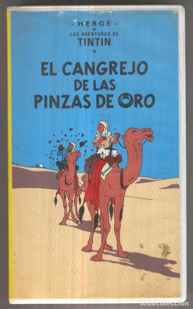 Cine: VHS Cine Tintin: EL CANGREJO DE LAS PINZAS DE ORO (1992) - Herge