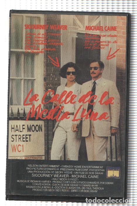 Cinema: VHS-Cine: LA CALLE DE LA MEDIA LUNA - Sigourney Weaver, Michael Cane (IVS 1988) - Bob Swaim
