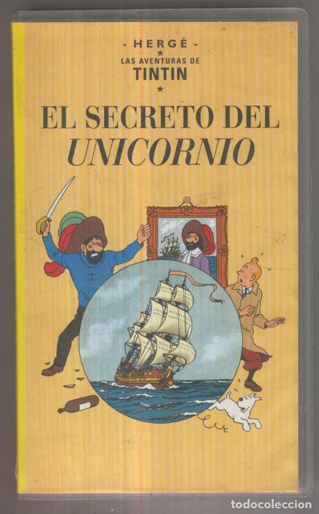 Cine: VHS Cine Tintin: EL SECRETO DEL UNICORNIO (1992) - Herge