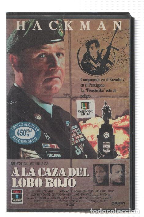 Cine: VHS-Cine: A LA CAZA DEL LOBO ROJO - Gene Hackman (RCA 1991) - Andrew Davis