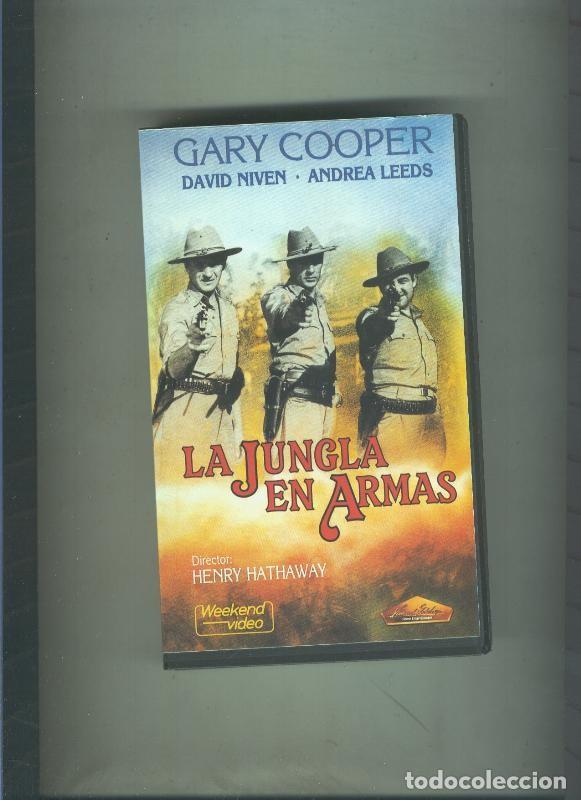 Cine: Video VHS: La jungla en armas (Gary Cooper-David Niven) - Varios