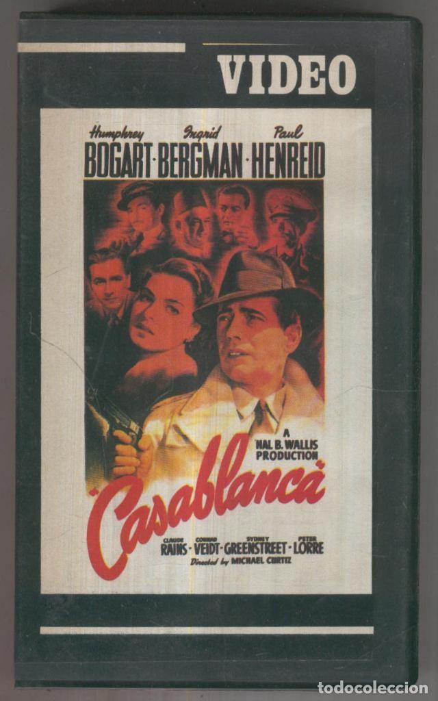 Cinema: VHS Cine: CASABLANCA - Michael Curtiz, Humphrey Bogart - Michael Curtiz
