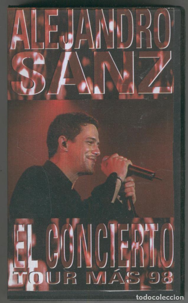 Cinema: VHS Musica: ALEJANDRO SANZ - El Concierto Vol.2, Tour Mas 1998 - Alejandro Sanz