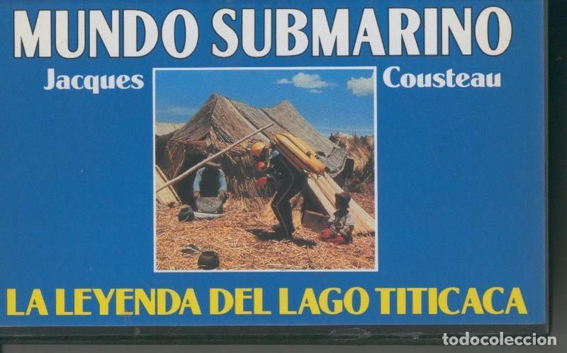 Cine: Video VHS: Jacques Cousteau: Mundo Submarino numero 07: La leyenda del lago Titicaca - Varios