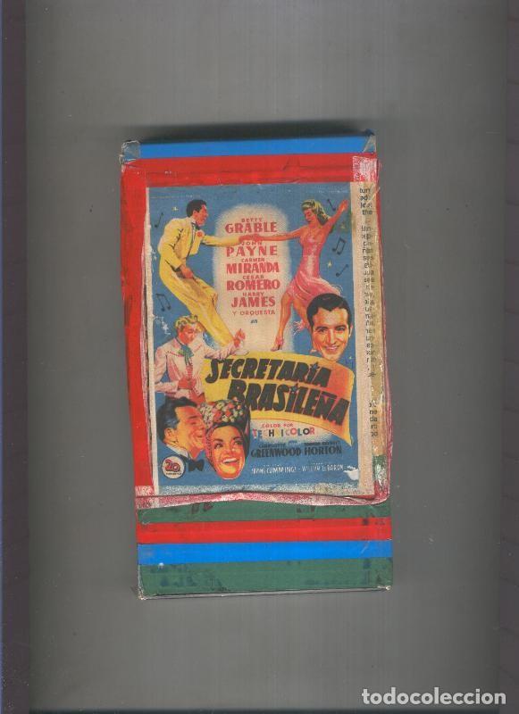 Cinema: Video VHS: Secretaria Brasile&ntilde;a con Betry Grable, Carmen Miranda - Varios