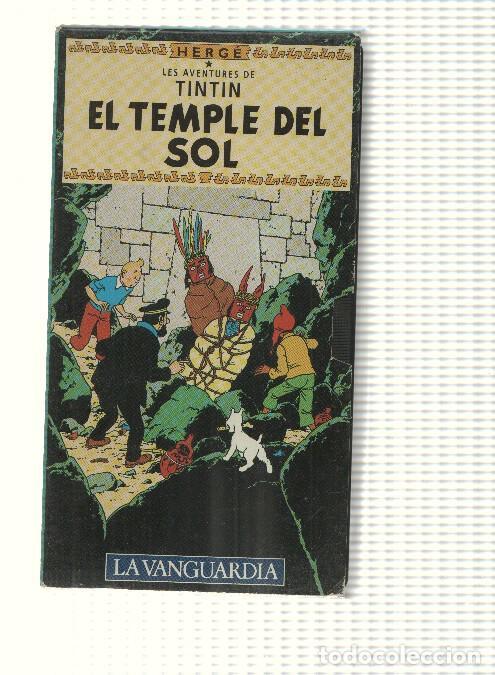 Cin&eacute;ma: Tintin: VHS La Vanguardia: num 02 - Les Aventures de Tintin. El Temple del Sol. Herge