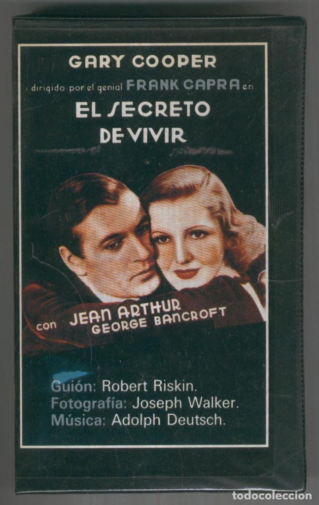 Cinema: VHS Cine: EL SECRETO DE VIVIR - Frank Capra - Frank Capra