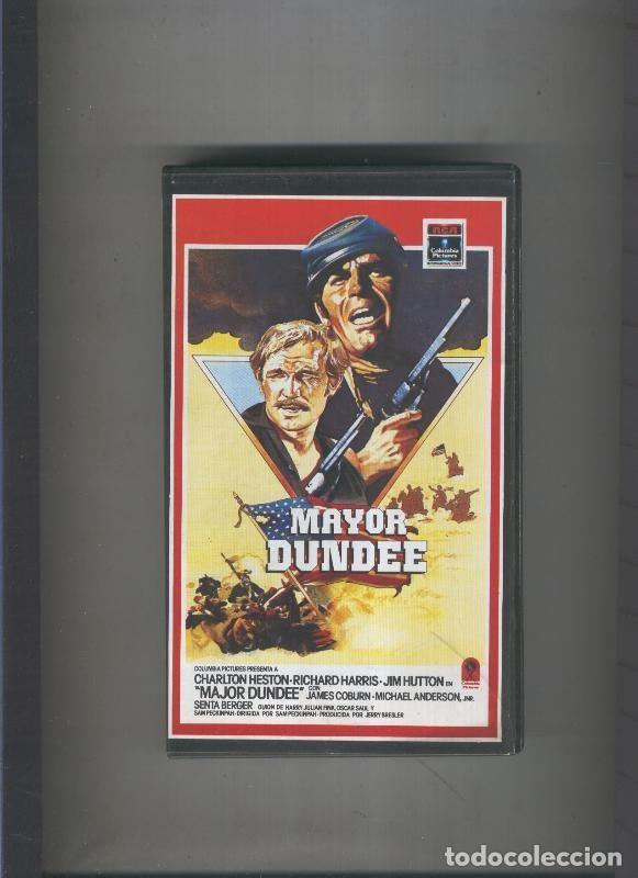 Cine: Video VHS: Mayor Dundee (Charlton Heston-Richard Harris) - Varios