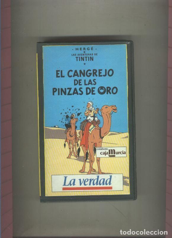 Cine: Video VHS: Tintin: el cangrejo de las pinzas de oro - Herge