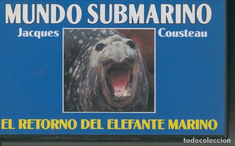 Cine: Video VHS: Jacques Cousteau: Mundo Submarino numero 10: El retorno del elefante marino - Varios
