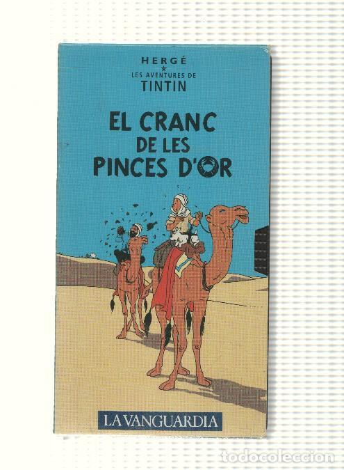 Cinema: Tintin: VHS La Vanguardia: num 11 - Les Aventures de Tintin. El cranc de les pinces dor. Herge