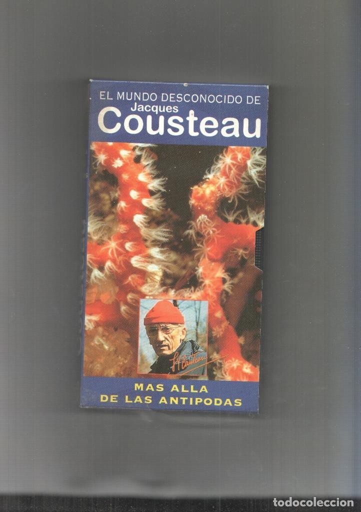 Cine: Video VHS: El Mundo desconocido de Jacques Cousteau numero 13: Mas alla de las antipodas - Jaques Co