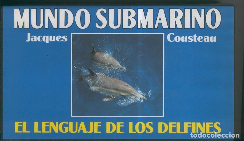 Cine: Video VHS: Jacques Cousteau: Mundo Submarino numero 20: El lenguaje de los delfines - Varios
