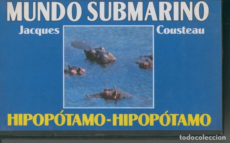 Cine: Video VHS: Jacques Cousteau: Mundo Submarino numero 23: Hipopotamo-Hipopotamo - Varios