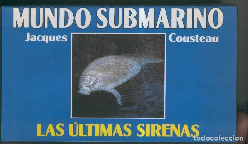 Cine: Video VHS: Jacques Cousteau: Mundo Submarino numero 18: Las ultimas sirenas - Varios