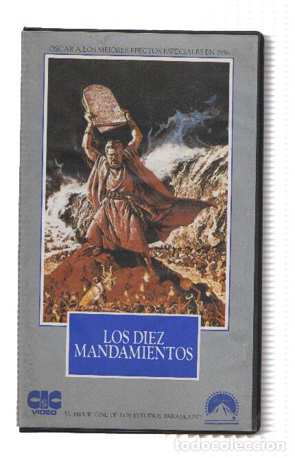 Kino: Pelicula VHS: LOS DIEZ MANDAMIENTOS - Cecil B. De Milles (1956) - Cecil B. De Milles