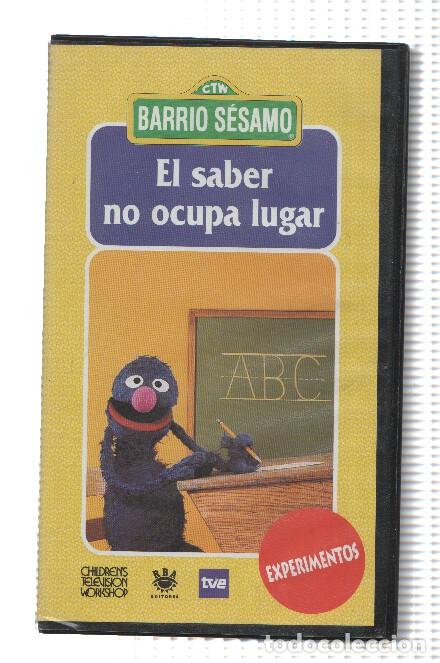 Cinema: Serie VHS: BARRIO SESAMO, Numero 26: EL SABER NO OCUPA LUGAR (Edicion a&ntilde;o 2000) - SESAME WORKSHOP /T