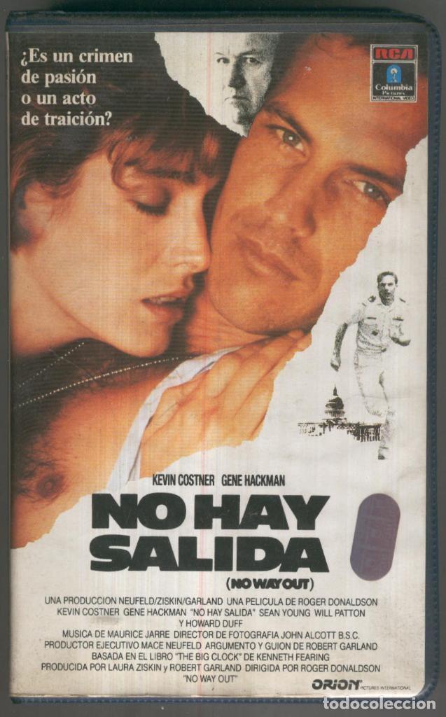 Cine: VHS CINE: NO HAY SALIDA - Kevin Costner - Roger Donaldson