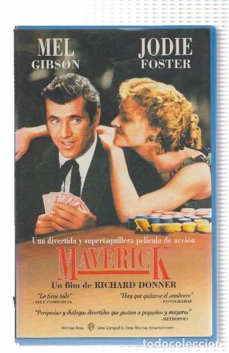Cinema: Cine VHS: MAVERICK - Mel Gibson, Jodie Foster - Richard Donner