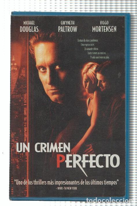 Kino: VHS-Cine: UN CRIMEN PERFECTO - Michael Douglas - Adrew Davis