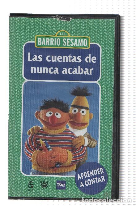 Cine: Serie VHS: BARRIO SESAMO, Numero 01: LAS CUENTAS DE NUNCA ACABAR. - SESAME WORKSHOP /TVE