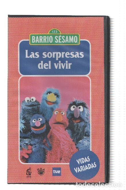 Cine: Serie VHS: BARRIO SESAMO, Numero 12: LAS SOPRESAS DEL VIVIR - SESAME WORKSHOP /TVE