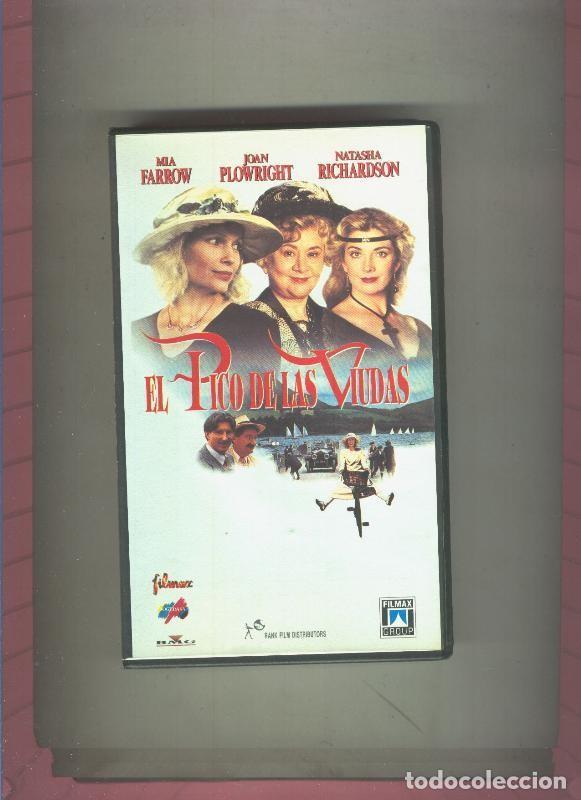 Cine: Video VHS: El pico de las viudas (Mia Farrow-Joan Plowright) - Varios