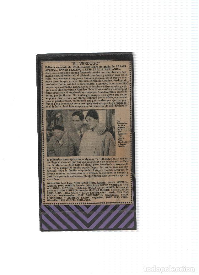 Cinema: Cine VHS: EL VERDUGO - Luis Garcia Berlanga - Luis Garcia Berlanga