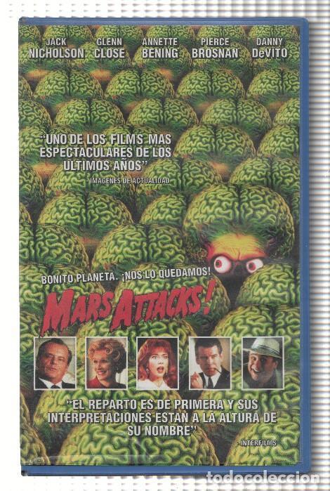 Cin&eacute;ma: VHS-Cine: MARS ATTACKS! - Jack Nicholson - Tim Burton