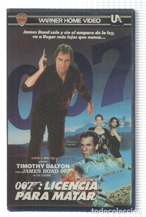 Cinema: VHS-Cine: 007: LICENCIA PARA MATAR - Tomothy Dalton (Warner 1990) - John Glen