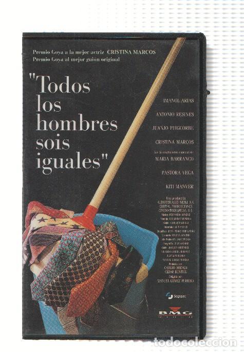 Cinema: Cine VHS: TODOS LOS HOMBRES SOIS IGUALES - Imanol Arias (BMG) - Manuel G&oacute;mez Pereira