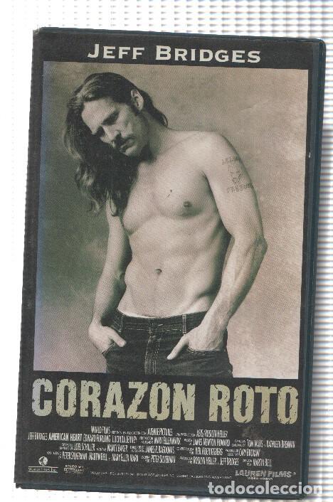 Kino: VHS-Cine: CORAZON ROTO - Jeff Bridges (Lauren 1993) (caja rota parte trasera superior) - Martin Bell