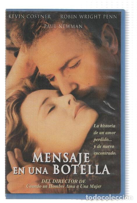Cinema: VHS-Cine: MENSAJE EN UNA BOTELLA - Kevin Costner, Paul Newman (Warner 1999) - Luis Mandoki