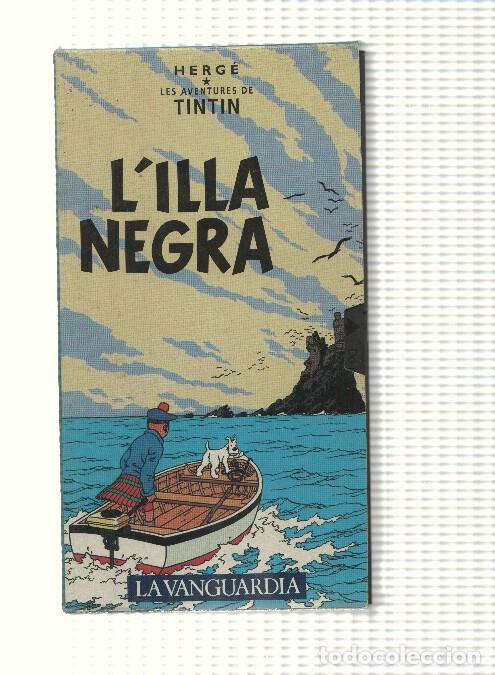 Cine: Tintin: VHS La Vanguardia: num 15 - Les Aventures de Tintin. Lilla Negra. Herge