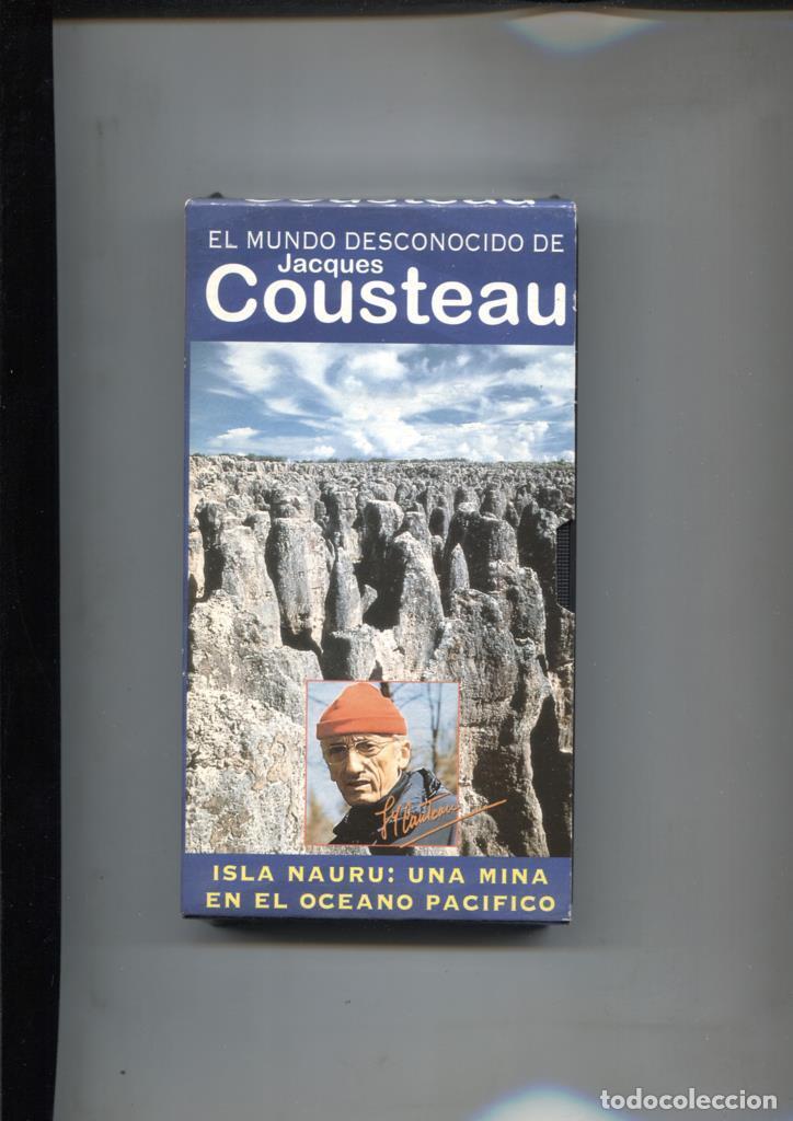 Cine: Video VHS: Jacques Cousteau vol 08: Isla Nauru: una mina en el oceano pacifico - Varios